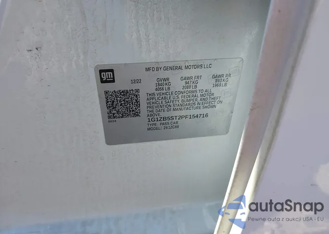 1G1ZB5ST2PF154716: 43723241