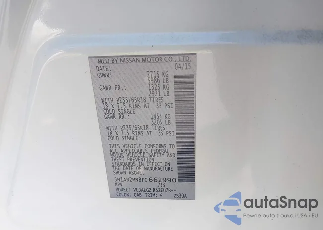 5N1AR2MN8FC662990: 43723262