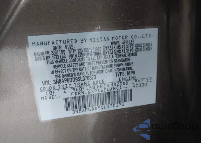 3N8AP6DD9SL370373: 43723449