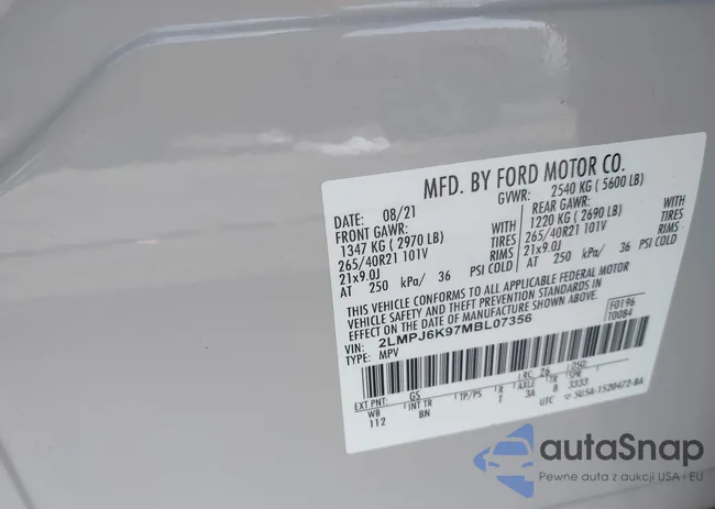 2LMPJ6K97MBL07356: 43723494