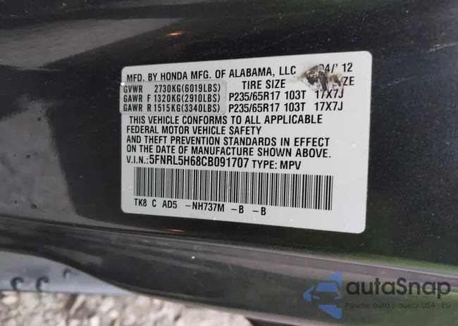 5FNRL5H68CB091707: 43723624