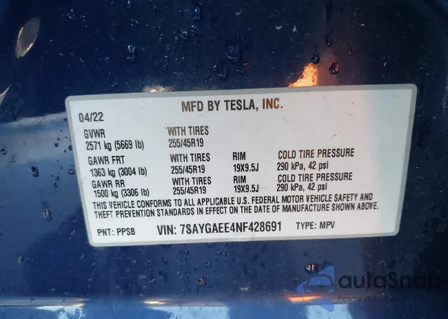 7SAYGAEE4NF428691: 43722904