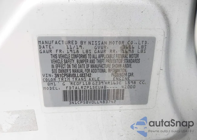 3N1CP5BV0LL483742: 43722948