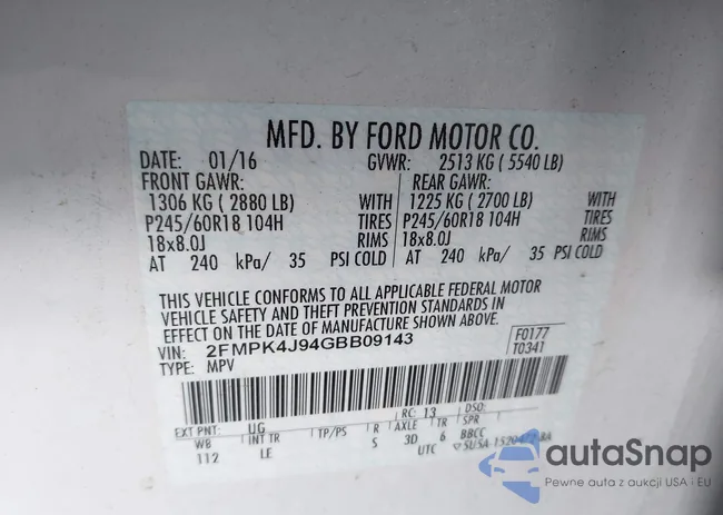 2FMPK4J94GBB09143: 43722964