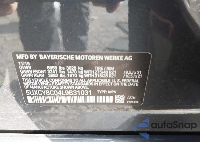 5UXCY8C04L9B31031: 43724054