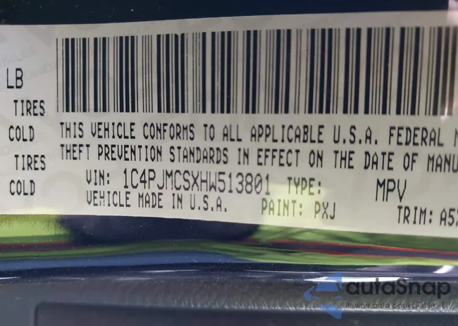 1C4PJMCSXHW513801: 43724140