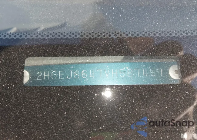 2HGEJ8647VH587457: 43724439