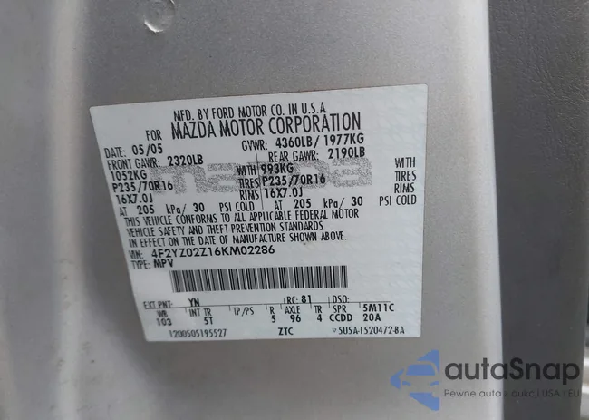 4F2YZ02Z16KM02286: 43724453