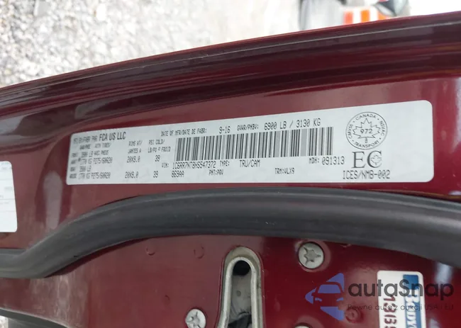 1C6RR7NT8HS547372: 43724568