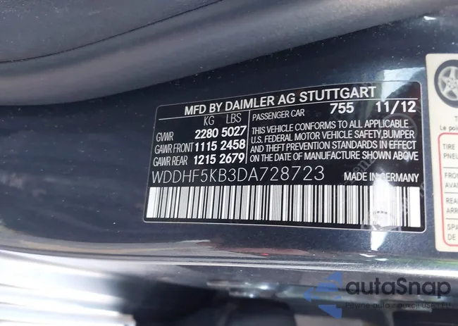 WDDHF5KB3DA728723: 43724591