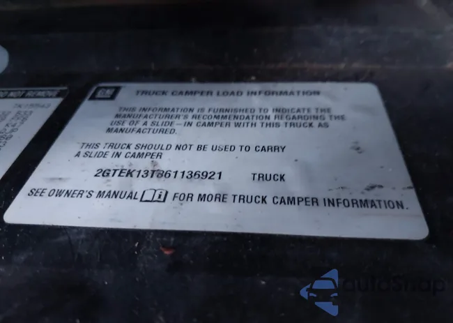 2GTEK13T861136921: 43724637