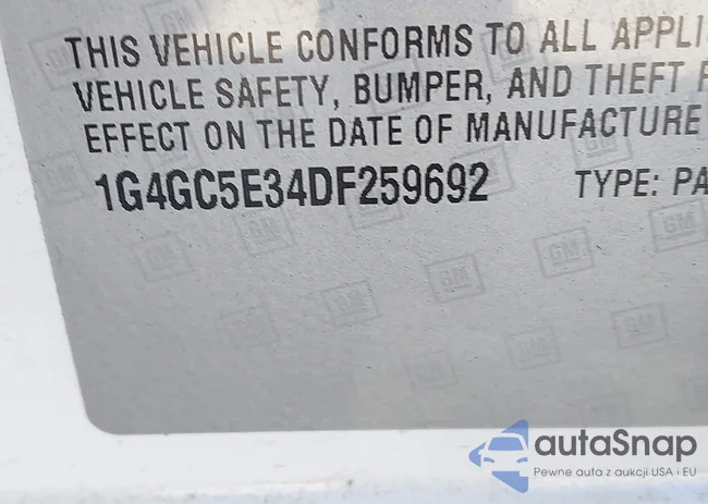 1G4GC5E34DF259692: 43723919
