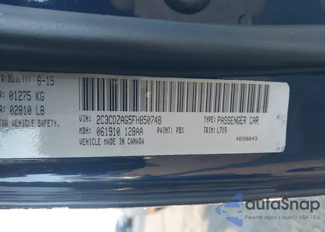 2C3CDZAG5FH850748: 43725145