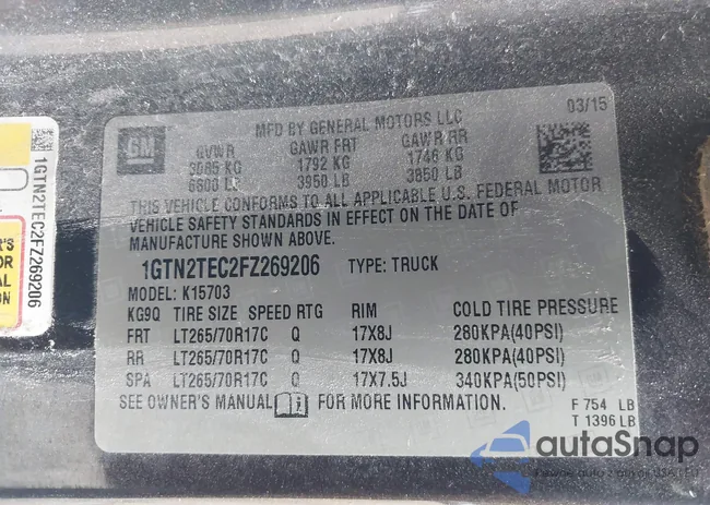 1GTN2TEC2FZ269206: 43725478