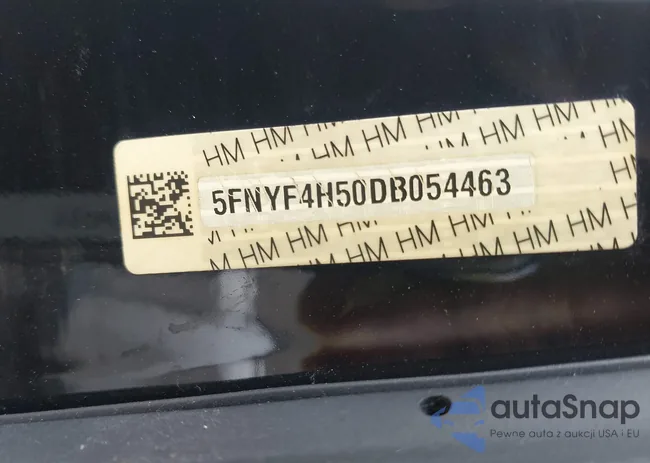 5FNYF4H50DB054463: 43724640