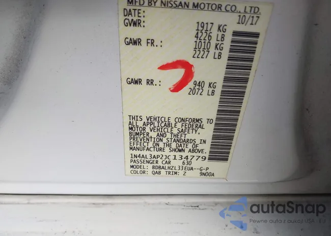 1N4AL3AP2JC134779: 43724671