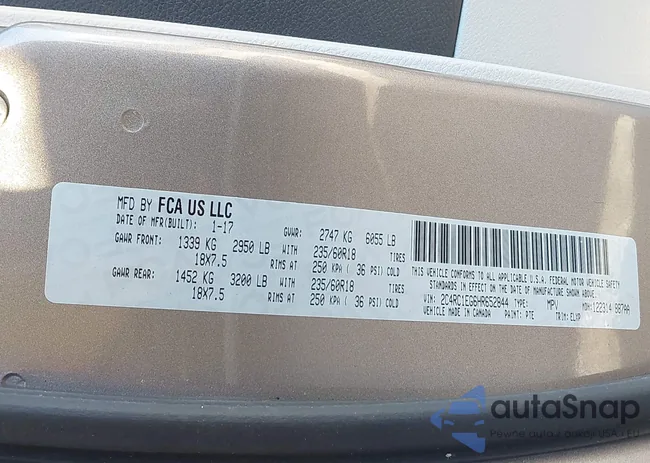 2C4RC1EG6HR652844: 43724792