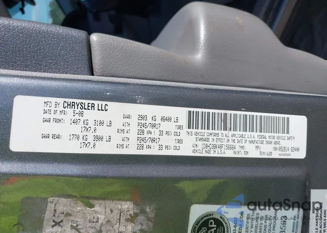 1D8HD38K48F156664: 43724893