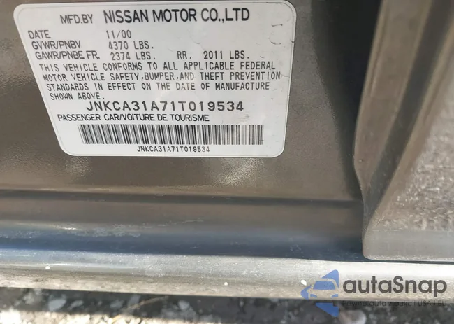 JNKCA31A71T019534: 43724987