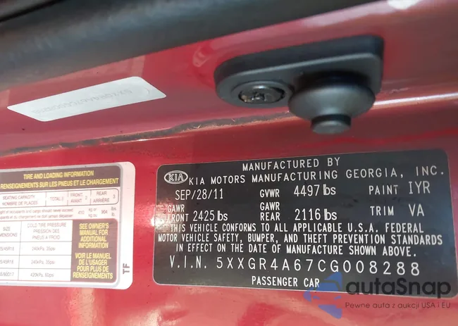 5XXGR4A67CG008288: 43725029