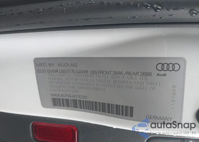 WAUC4CF56LA015720: 43726214