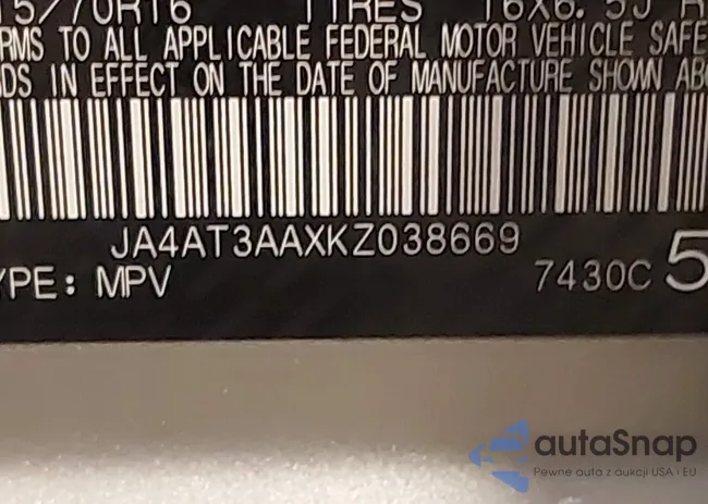 JA4AT3AAXKZ038669: 43726445