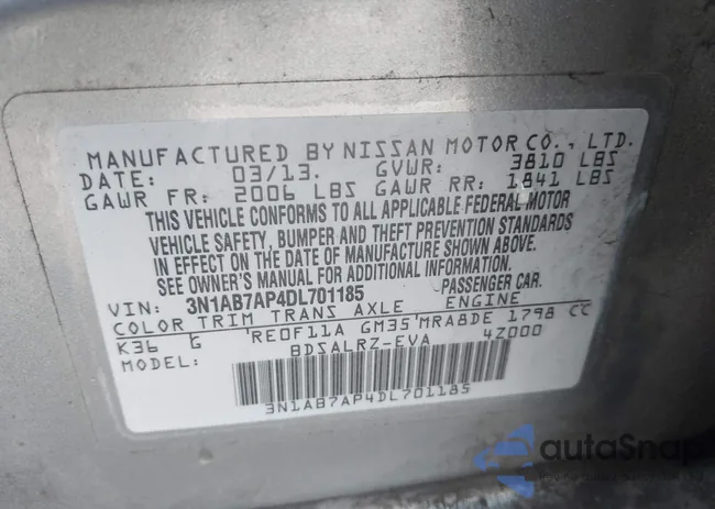 3N1AB7AP4DL701185: 43725707