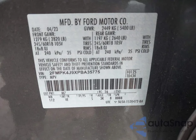 2FMPK4J9XPBA35775: 43727215