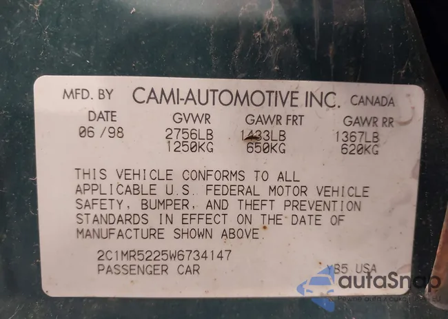 2C1MR5225W6734147: 43727340