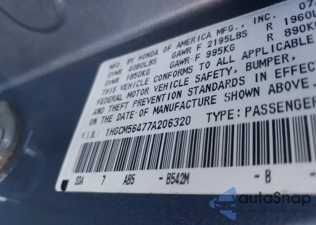 1HGCM56477A206320: 43728141