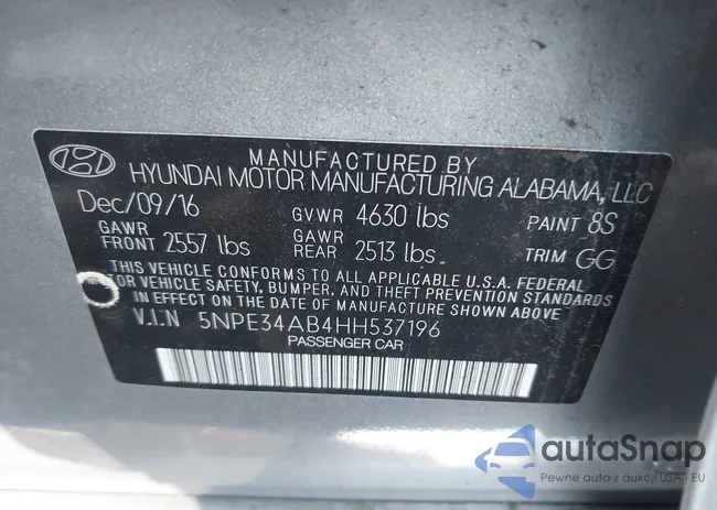 5NPE34AB4HH537196: 43728190