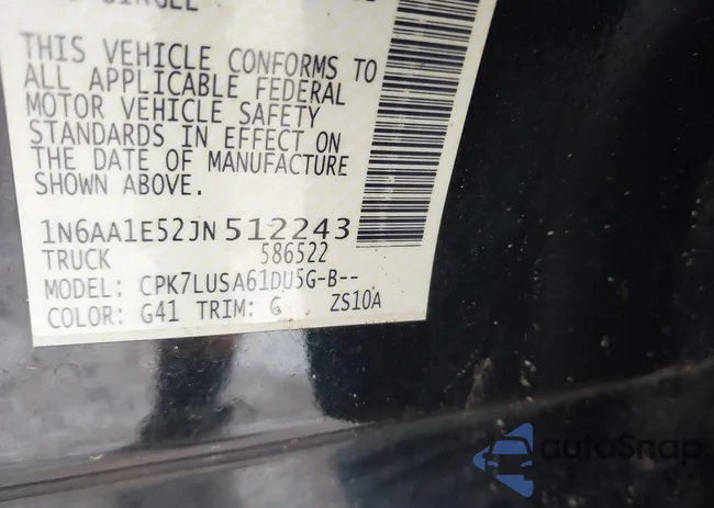 1N6AA1E52JN512243: 43728361