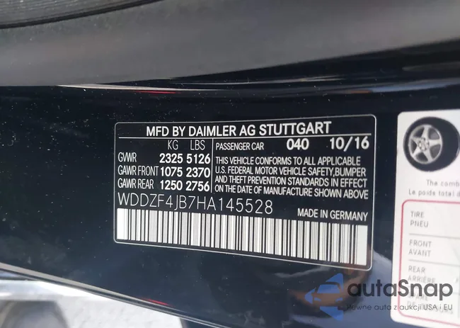 WDDZF4JB7HA145528: 43728411