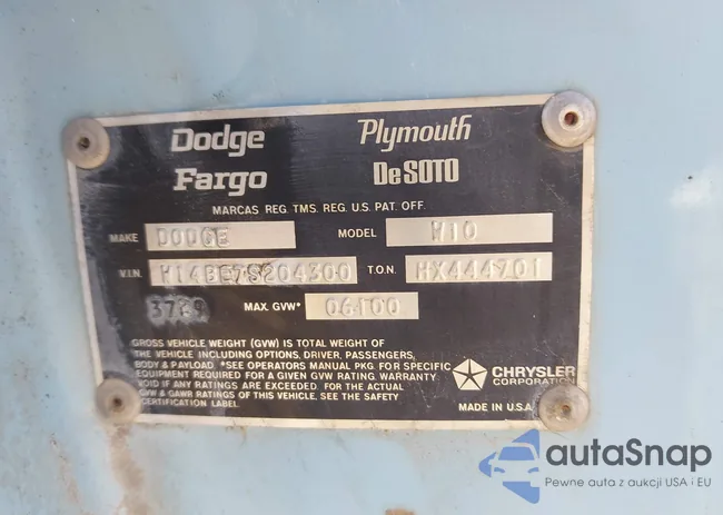 D27BF5S006546: 43728465