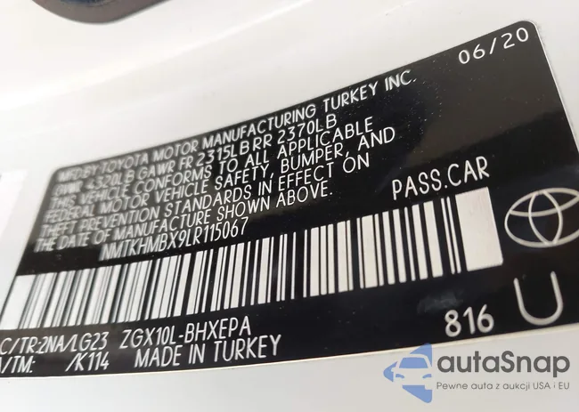 NMTKHMBX9LR115067: 43729070