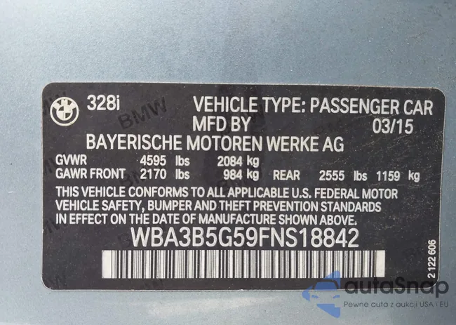 WBA3B5G59FNS18842: 43729162