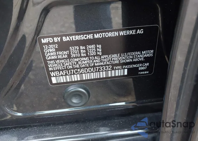 WBAFU7C56DDU73332: 43729448