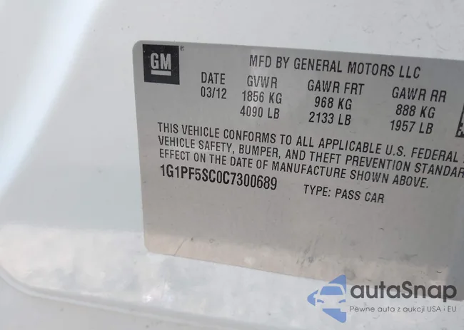 1G1PF5SC0C7300689: 43728759