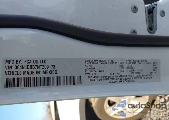 3C4NJDBB7NT209173: 43728787