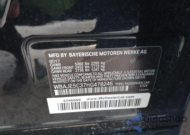 WBAJE5C37HG478246: 43730304