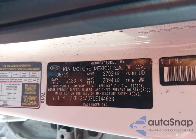 3KPF24ADXLE144633: 43730373