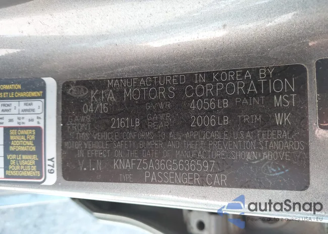 KNAFZ5A36G5636597: 43730553