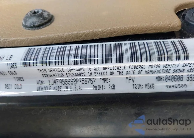 1J4FA59S62P756767: 43730556