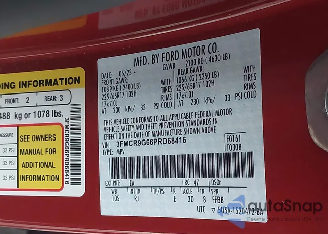 3FMCR9G66PRD68416: 43730618