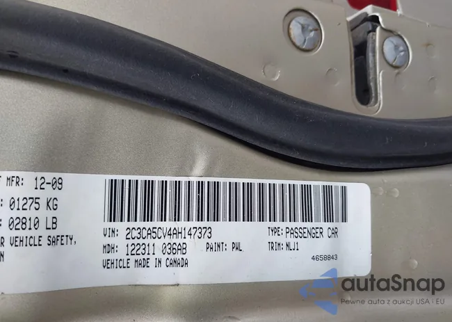 2C3CA5CV4AH147373: 43729641