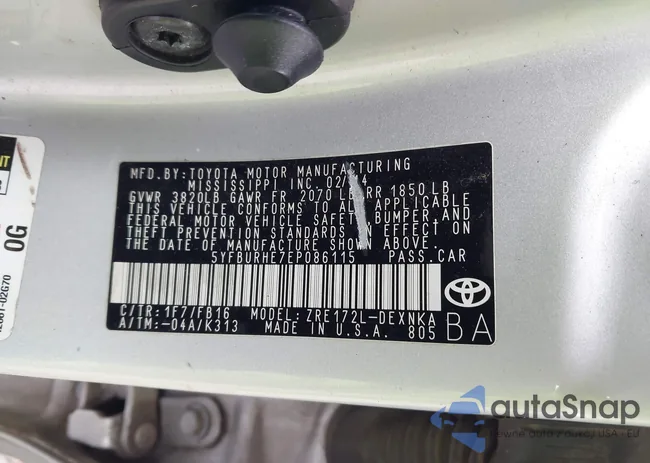 5YFBURHE7EP086115: 43729696