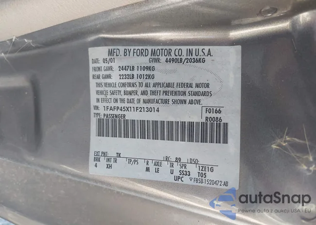 1FAFP45X11F213014: 43729895