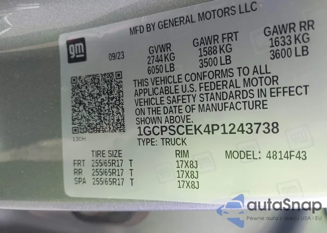 1GCPSCEK4P1243738: 43730024