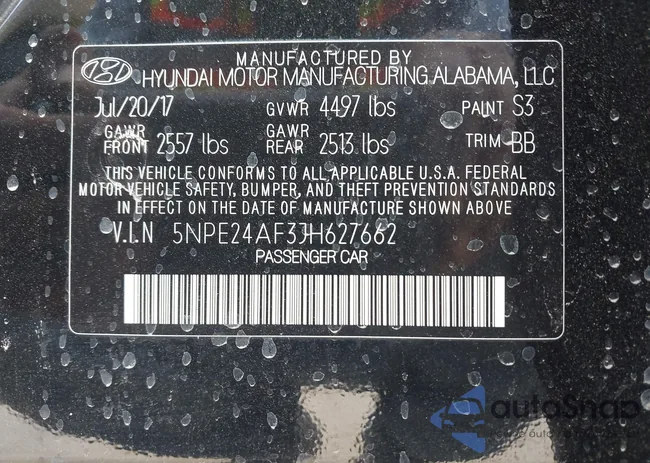 5NPE24AF3JH627662: 43731098