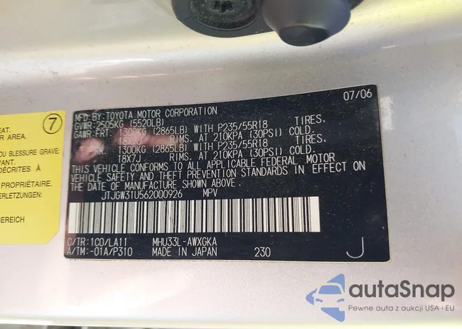 JTJGW31U562000926: 43731130